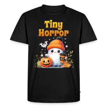 Halloween Costume Kids LITTLE FRIGHT Funny - Men's Premium Organic T-Shirt - black - Front - Nico (187cm)
