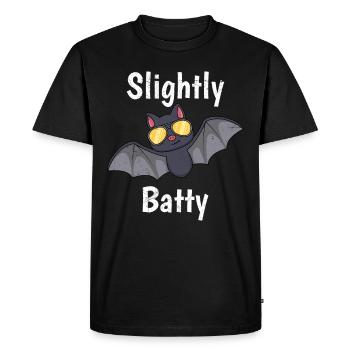 Halloween Costume Kids SLIGHTLY CRAZY Girls - Men's Premium Organic T-Shirt - black - Front - Nico (187cm)
