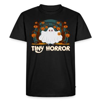 Halloween Party TINY HORROR Halloween Costume - Men's Premium Organic T-Shirt - black - Front - Nico (187cm)