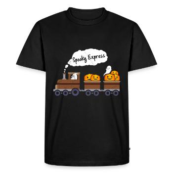 Halloween Costume Kids SPUK EXPRESS Funny - Men's Premium Organic T-Shirt - black - Front - Nico (187cm)