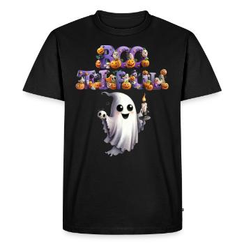Halloween Costume Kids BOO TIFUL Funny - Men's Premium Organic T-Shirt - black - Front - Nico (187cm)