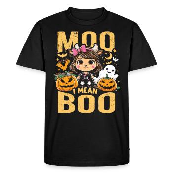 Halloween Costume MOO BOO Halloween Kids - T-shirt Premium bio Homme - noir - Devant - Nico (187cm)