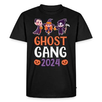 Halloween Kostüm GHOST GANG 2024 Lustiges - Männer Premium Bio T-Shirt - Schwarz - Vorne - Nico (187cm)