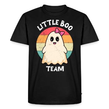 Halloween Costume Kids LITTLE BOO TEAM Funny - Men's Premium Organic T-Shirt - black - Front - Nico (187cm)