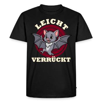 Halloween Costume SLIGHTLY CRAZY Funny Kids - Men's Premium Organic T-Shirt - black - Front - Nico (187cm)