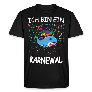 Je suis un bouffon de la 5e saison du carnaval de Karnewal - T-shirt Premium bio Homme - noir - Devant - Nico (187cm)