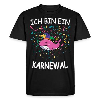 Je suis un carnaval de Karnewal Confettis de carnaval - T-shirt Premium bio Homme - noir - Devant - Nico (187cm)