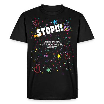 Carnival Confetti Costume - Men's Premium Organic T-Shirt - black - Front - Nico (187cm)