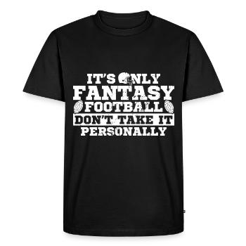 Football Fans Fantasy Football Meister Football Fr - Men's Premium Organic T-Shirt - black - Front - Nico (187cm)