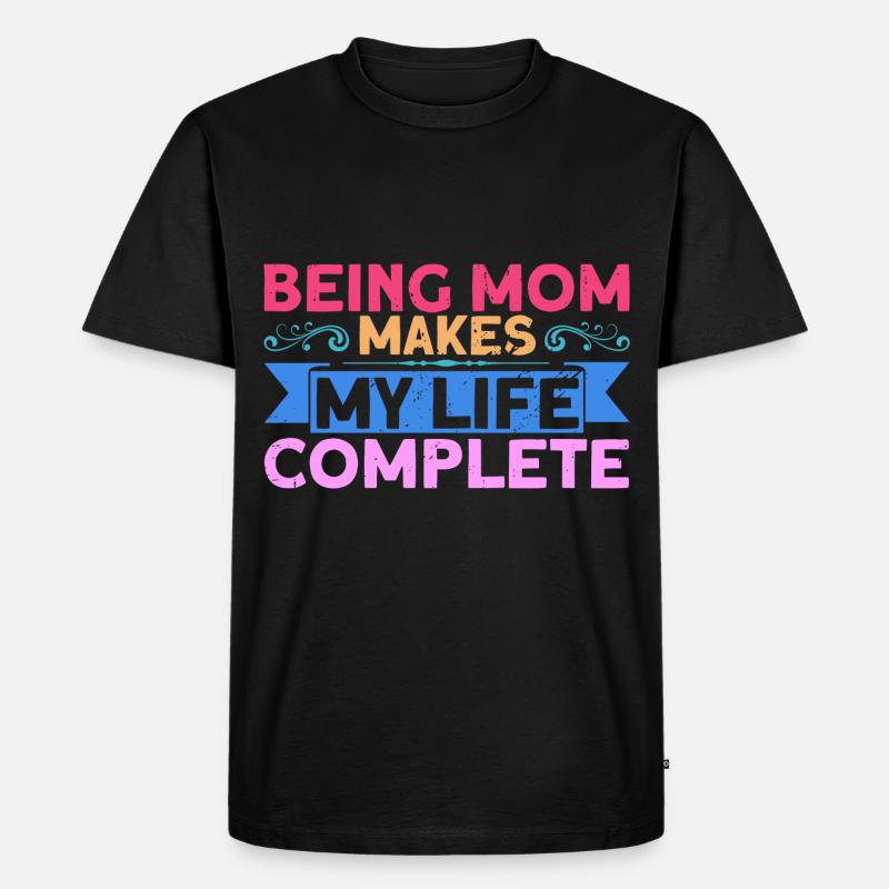 Mutter Mama Großmutter Geschenk - Männer Premium Bio T-Shirt - Schwarz