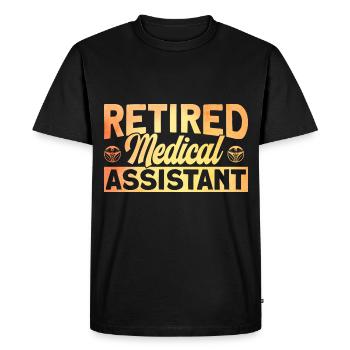 Medical School Assistant in Health Care - Men's Premium Organic T-Shirt - black - Front - Nico (187cm)