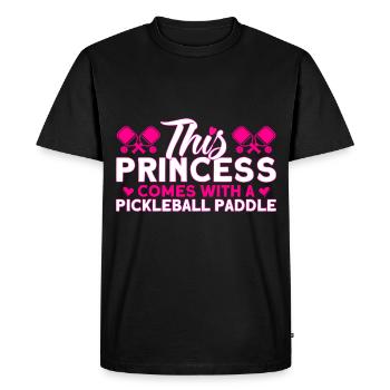 Pickleball lovers Pickleball Pickleball players - Men's Premium Organic T-Shirt - black - Front - Nico (187cm)