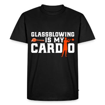 Glasser Glassworker Glasser Blowing Gift - T-shirt Premium bio Homme - noir - Devant - Nico (187cm)