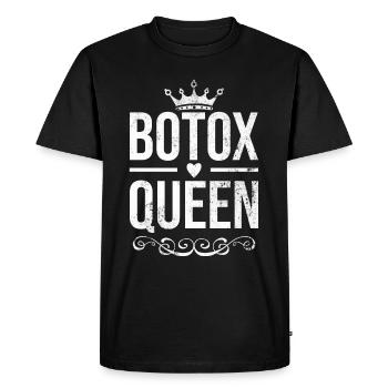 Botox Queen Chirurgie infirmière médecin - T-shirt Premium bio Homme - noir - Devant - Nico (187cm)