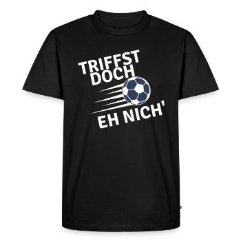Don't hit anyway - Men's Premium Organic T-Shirt - black - Front - Nico (187cm)