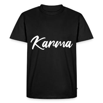 Karma Destin Foi Yoga Karma - T-shirt Premium bio Homme - noir - Devant - Nico (187cm)