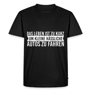 Voiture amateur de tuning voiture de voiture de sport voiture voiture - T-shirt Premium bio Homme - noir - Devant - Nico (187cm)