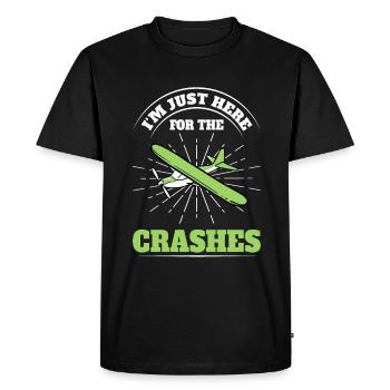 RC Avion RC Avion - T-shirt Premium bio Homme - noir - Devant - Nico (187cm)