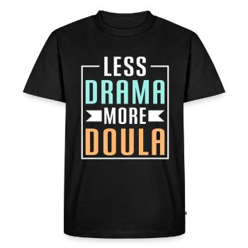 Doula Nurse Midwife - Men's Premium Organic T-Shirt - black - Front - Nico (187cm)