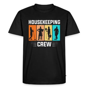 Week of Appreciation for Housekeeping - Men's Premium Organic T-Shirt - black - Front - Nico (187cm)