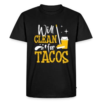 Week of Appreciation for Housekeeping - Men's Premium Organic T-Shirt - black - Front - Nico (187cm)