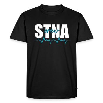 STNA Certified Nursing Assistant - Men's Premium Organic T-Shirt - black - Front - Nico (187cm)