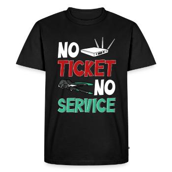 Network Administrator System Administrator Network - Men's Premium Organic T-Shirt - black - Front - Nico (187cm)