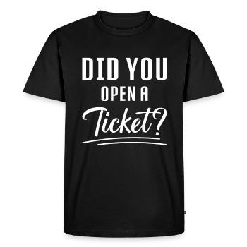 Network Administrator System Administrator Network - Men's Premium Organic T-Shirt - black - Front - Nico (187cm)