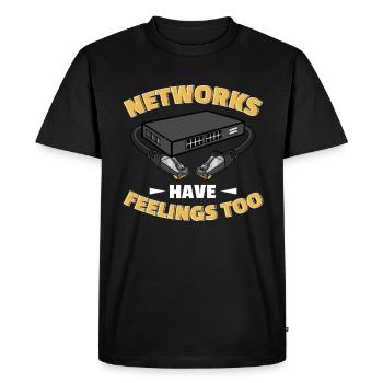 Network Administrator System Administrator Network - Men's Premium Organic T-Shirt - black - Front - Nico (187cm)