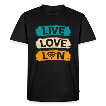 Network Administrator System Administrator Network - Men's Premium Organic T-Shirt - black - Front - Nico (187cm)