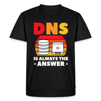Network Administrator System Administrator Network - Men's Premium Organic T-Shirt - black - Front - Nico (187cm)
