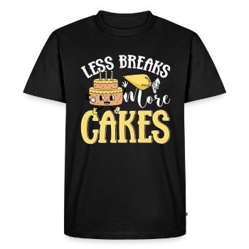Cake Artist Cake Decorator Cake Decorator B - T-shirt Premium bio Homme - noir - Devant - Nico (187cm)