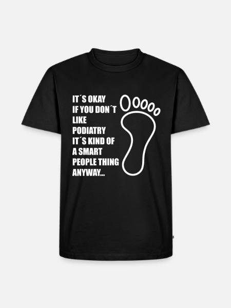 Podologo Chiropody Pedicure Podologia Regali - Maglietta ecologica premium da uomo - nero