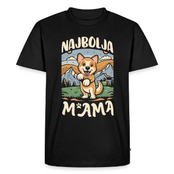 Najbolja maman I meilleur cadeau de fête des mères de maman - T-shirt Premium bio Homme - noir - Devant - Nico (187cm)