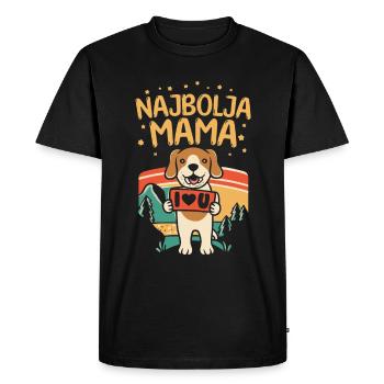 Najbolja maman I meilleur cadeau de fête des mères de maman - T-shirt Premium bio Homme - noir - Devant - Nico (187cm)