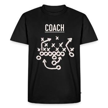 Football américain - T-shirt Premium bio Homme - noir - Devant - Nico (187cm)