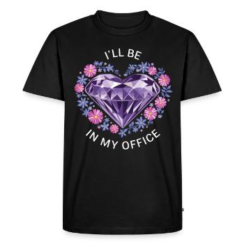 Peinture Diamants Peinture au diamant Art - T-shirt Premium bio Homme - noir - Devant - Nico (187cm)