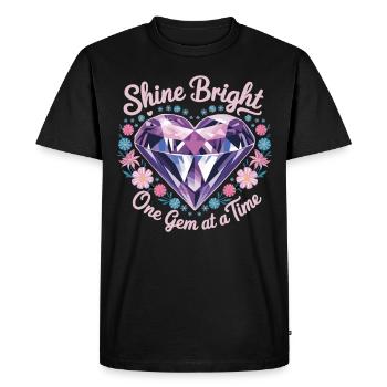 Peinture Diamants Peinture au diamant Art - T-shirt Premium bio Homme - noir - Devant - Nico (187cm)