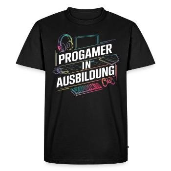 Video Gaming Pc Gamer Zocker Zocken - Men's Premium Organic T-Shirt - black - Front - Nico (187cm)