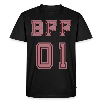BFF 01 Meilleurs amis pour toujours Meilleur ami - T-shirt Premium bio Homme - noir - Devant - Nico (187cm)