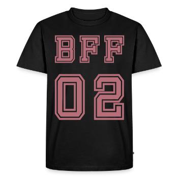 BFF - T-shirt Premium bio Homme - noir - Devant - Nico (187cm)
