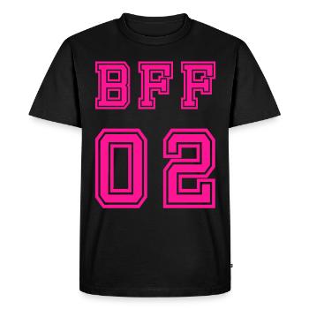 BFF - T-shirt Premium bio Homme - noir - Devant - Nico (187cm)