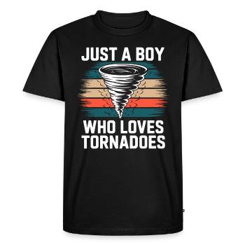 Costume de chasseur de tempête Chasseur de tempête - T-shirt Premium bio Homme - noir - Devant - Nico (187cm)