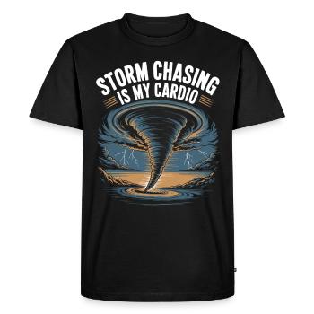 Costume de chasseur de tempête Chasseur de tempête - T-shirt Premium bio Homme - noir - Devant - Nico (187cm)