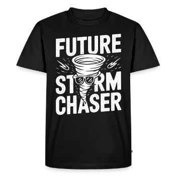 Costume de chasseur de tempête Chasseur de tempête - T-shirt Premium bio Homme - noir - Devant - Nico (187cm)