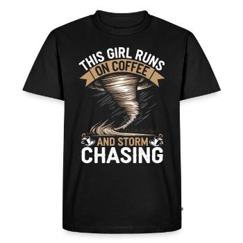 Costume de chasseur de tempête Chasseur de tempête - T-shirt Premium bio Homme - noir - Devant - Nico (187cm)