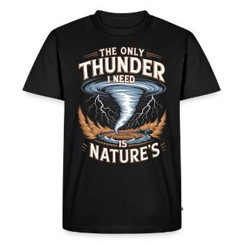 Costume de chasseur de tempête Chasseur de tempête - T-shirt Premium bio Homme - noir - Devant - Nico (187cm)