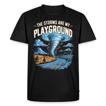 Costume de chasseur de tempête Chasseur de tempête - T-shirt Premium bio Homme - noir - Devant - Nico (187cm)