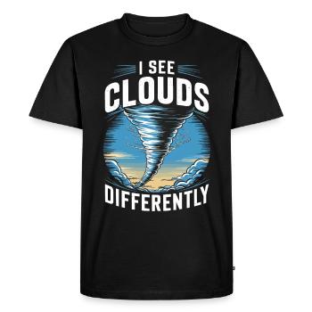 Costume de chasseur de tempête Chasseur de tempête - T-shirt Premium bio Homme - noir - Devant - Nico (187cm)