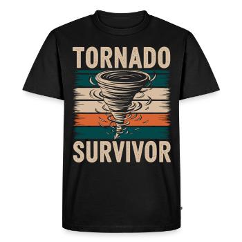 Costume de chasseur de tempête Chasseur de tempête - T-shirt Premium bio Homme - noir - Devant - Nico (187cm)